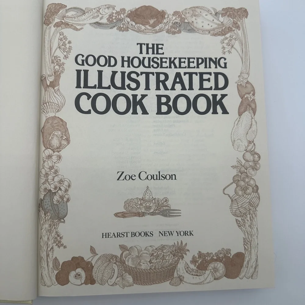 VTG 80's The Good Housekeeping Illustrated Hardcover Cookbook Collector